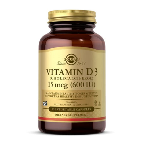 Vitamin D3 (Cholecalciferol) 120 V Caps by Solgar