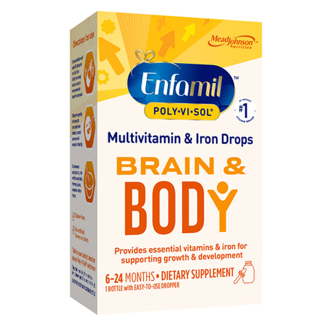 Enfamil, Poly-Vi-Sol Multivitamin Supplement Drops With Iron, 1.67 Oz Enfamil