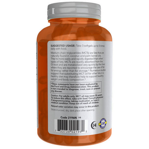 Now Foods, MCT Oil, 1000 mg, 150 sgels Now Foods