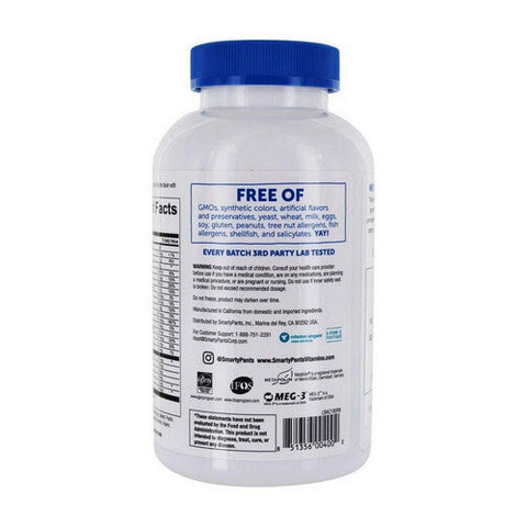 SmartyPants, All-in-One Multivitamin Plus Omega-3 Plus Vitamin D, 180 COUNT SmartyPants