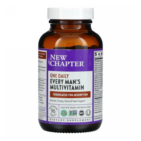 New Chapter, Every Man's One Daily Men's Multivitamin, 96 Tabs New Chapter