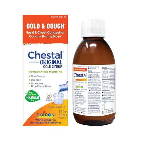 Boiron, Chestal Cold And Cough Multi-Symptom Formula For Nasal & Chest Congestion, 6.7 Oz Boiron