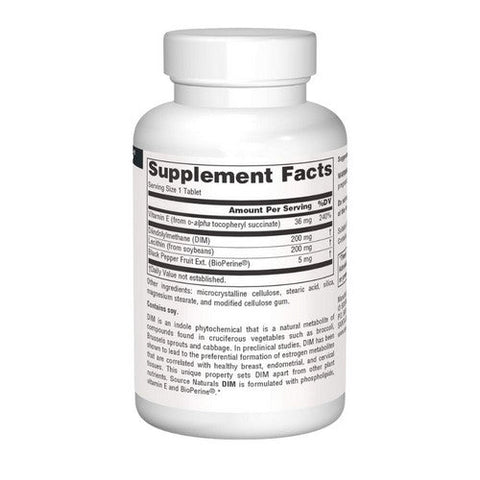 Source Naturals, DIM, 200 mg, 30 Tabs Source Naturals