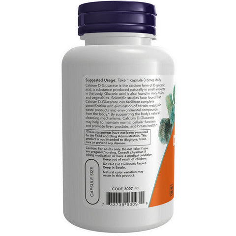 Now Foods, Calcium D-Glucarate, 500 mg, 90 Veg Caps Now Foods