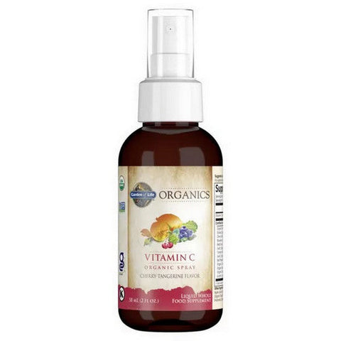 Garden of Life, Vitamin C Organic Spray Orange Tangerine Liquid, 2 Oz Garden of Life