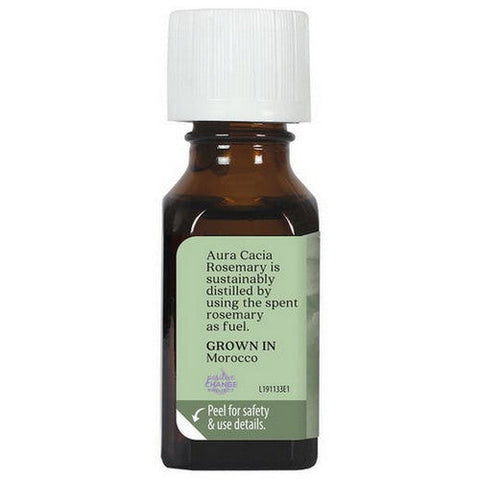 Aura Cacia, Pure Essential Oil Rosemary, (rosemarinus officinalis) 0.5 Fl Oz Aura Cacia