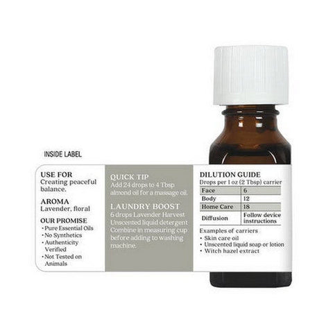Aura Cacia, Aromatherapy Oil, Blend Harvest Lavender 0.5 Fl Oz Aura Cacia