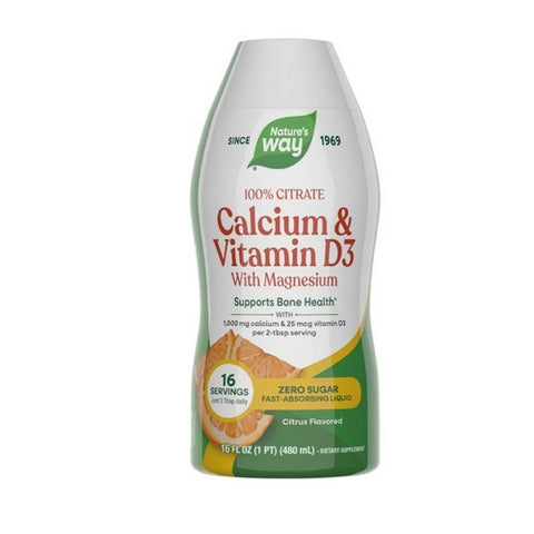 Calcium And Vitamin D3 16 Oz by Nature's Way