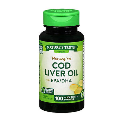 Norwegian Cod Liver Oil With Epa And Dha 100 Caps by Nature's Truth