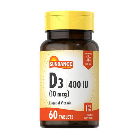 Vitamins D3 60 Tabs by Sundance