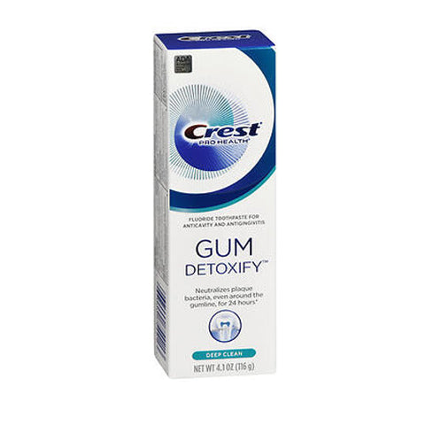 Crest, Gum Detoxify Fluoride Toothpaste Deep Clean, 4.1 Oz Crest