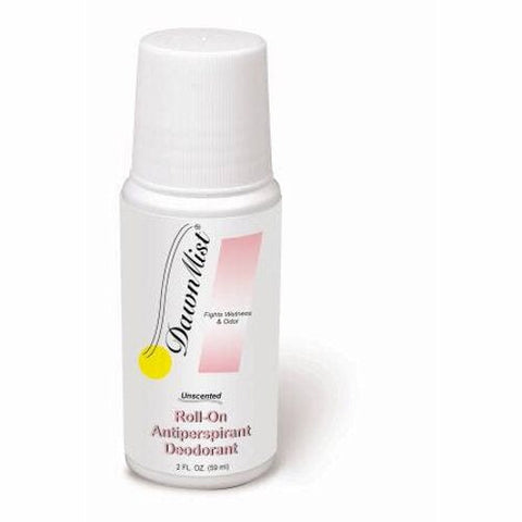 DawnMist, Antiperspirant / Deodorant Dawn Mist  Roll-On 2 oz. Unscented, Count of 96 DawnMist