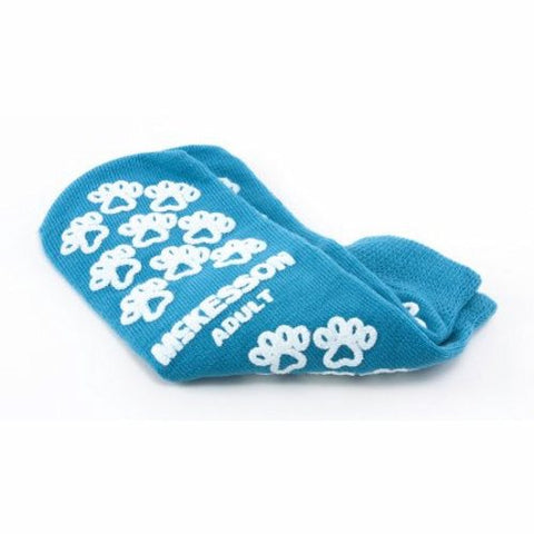 McKesson, Slipper Socks Unisex Adult One Size Fits Most Double Tread Single Patient 40-3828-001, 1 Pair McKesson