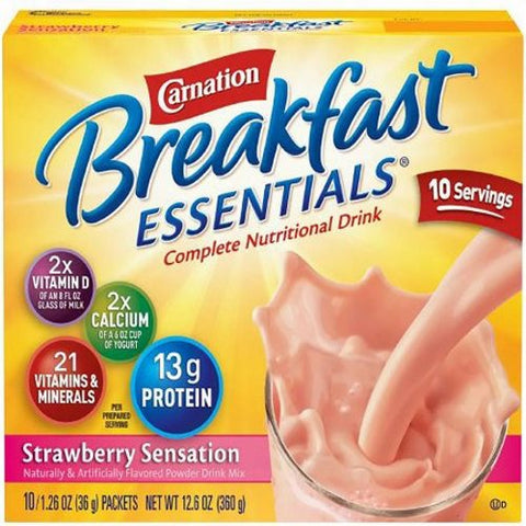 Oral Supplement Strawberry Sensation Flavor Powder Case Of 6 by Nestle Healthcare Nutrition