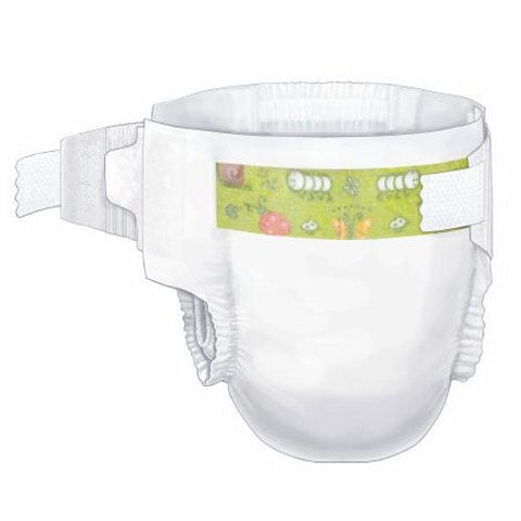 Cardinal, Unisex Baby Diaper Curity Tab Closure Size 7 Disposable Heavy Absorbency, Count of 16 Cardinal