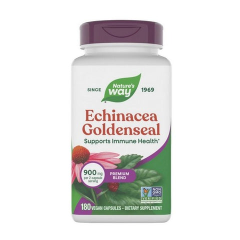 Echinacea Goldenseal Premium Blend 180 Caps by Nature's Way