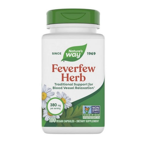 Feverfew Herb 100 Caps / Organic by Nature's Way