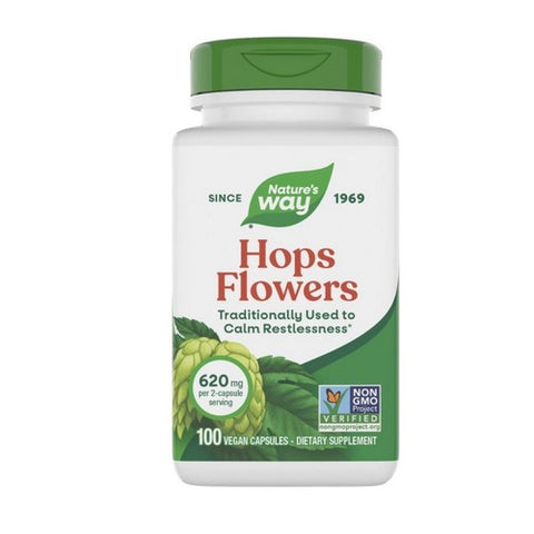 Hops Flowers 100 Caps by Nature's Way
