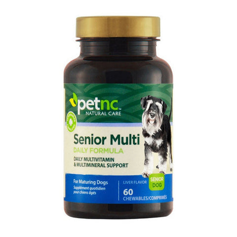 Petnc Natural Care, Senior Multi Daily Formula Senior Dog Liver, 60 Chewables Petnc Natural Care