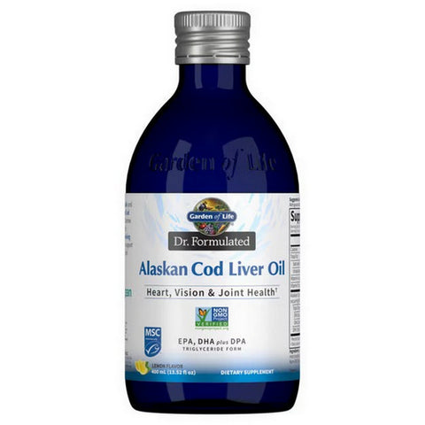 Dr. Formulated Alaskan Cod Liver Oil Lemon, 400 ml by Garden of Life