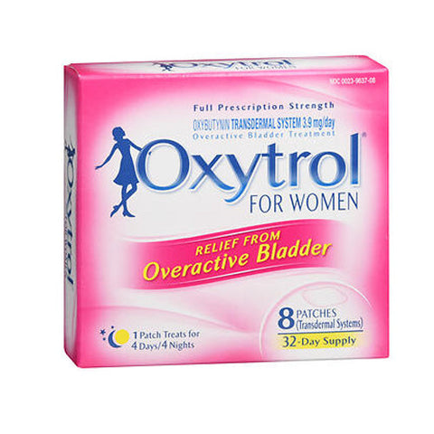 Oxytrol, Women Overactive Bladder Treatment Patches, 8 Count Oxytrol