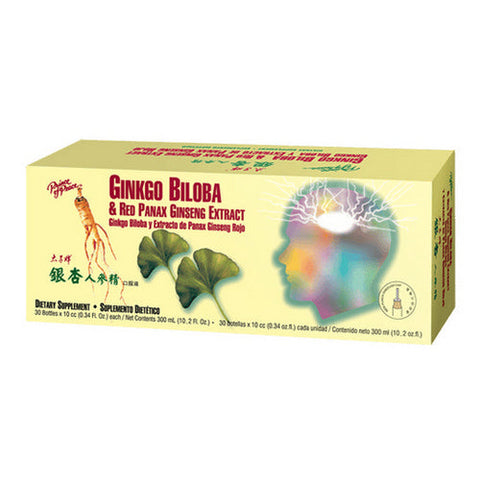 Prince Of Peace, Ginkgo Biloba And Red Panax Ginseng Extract, 30 Count Prince Of Peace