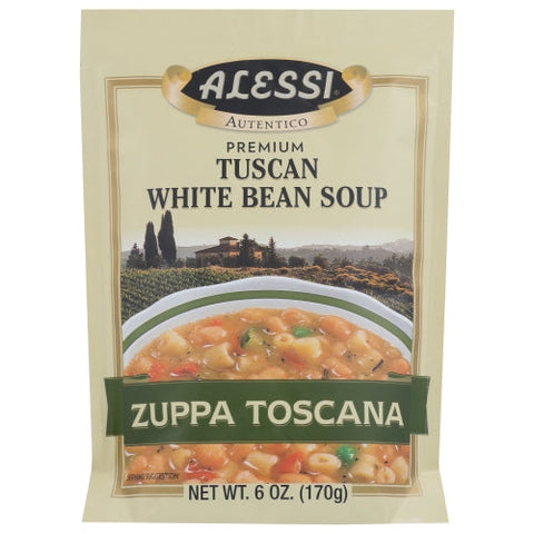 Alessi, Tuscan White Bean Soup, 6 Oz(Case Of 6) Alessi