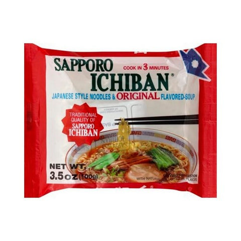 Sapporo, Noodle Ichiban Original, Case of 24 X 3.5 Oz Sapporo