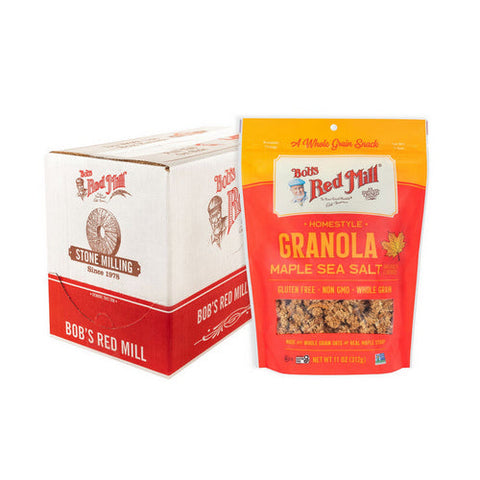 Bobs Red Mill, Homestyle Granola Maple Sea Salt, 11 Oz(Case Of 6) Bobs Red Mill