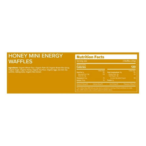 Honey Stinger, Organic Mini Enery Honey Waffles, 5.3 Oz(Case Of 5)