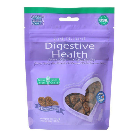 Digestive Health Soft Dog Treats - Chicken Flavor 6 Oz by Get Naked