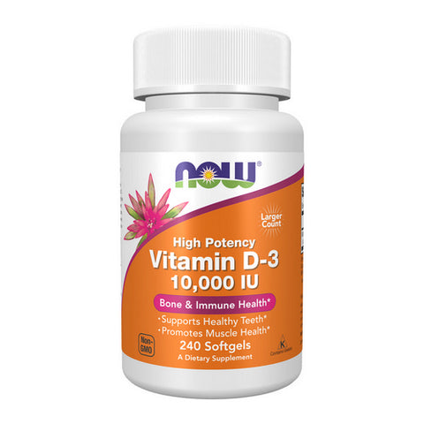Vitamin D3 240 Softgels by Now Foods