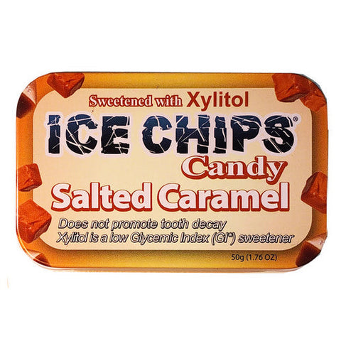 Ice Chips Candy, Salted Caramel, 1.76 Oz Ice Chips Candy