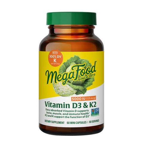Vitamin D3 And K2 60 Caps by MegaFood