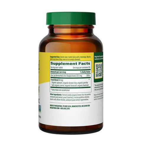 MegaFood, Zinc, 120 Tabs MegaFood