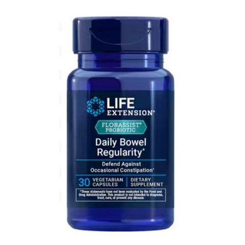 Life Extension, Florassist Daily Bowel Regularity, 30 Veg Caps Life Extension