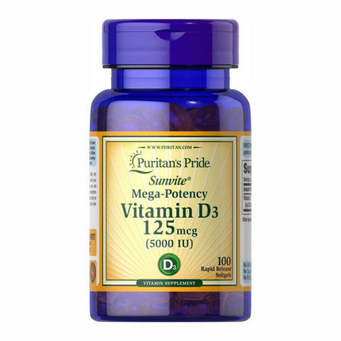 Vitamin D3 100 Softgels by Puritan's Pride