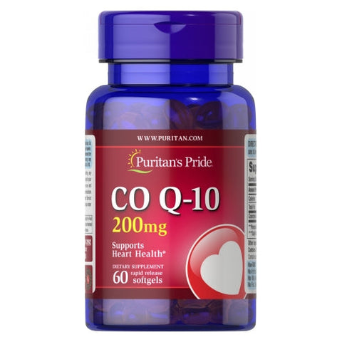 Puritan's Pride, CoQ-10, 200 mg, 60 Rapid Release Softgels Puritan's Pride