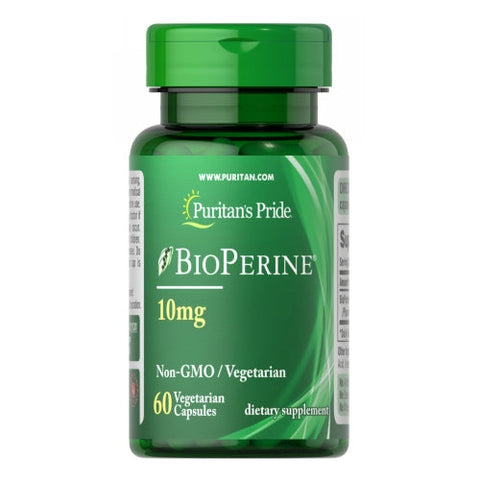 Puritan's Pride, BioPerine, 10 mg, 60 Capsules Puritan's Pride