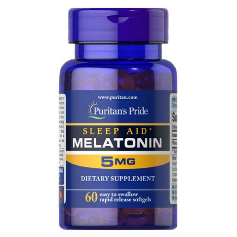 Extra Strength Melatonin 60 Softgels by Puritan's Pride
