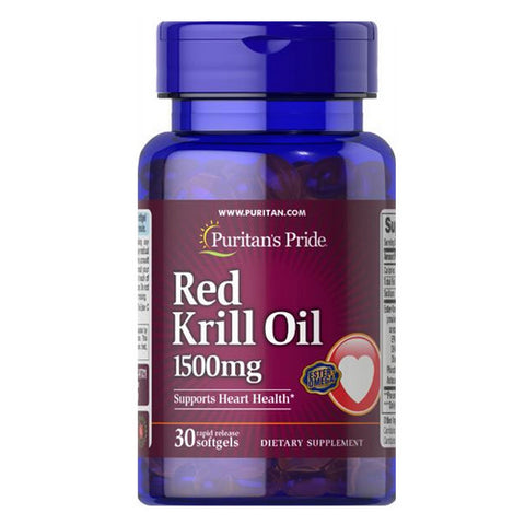 Maximum Strength Red Krill Oil 30 Softgels by Puritan's Pride