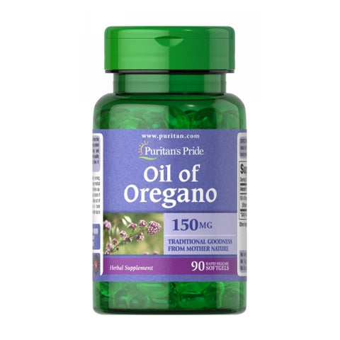 Puritan's Pride, Oil of Oregano, 150 mg, 90 Softgels Puritan's Pride