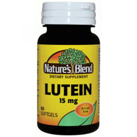 Nature's Blend, Lutein, 15 mg, 60 Softgels Nature's Blend