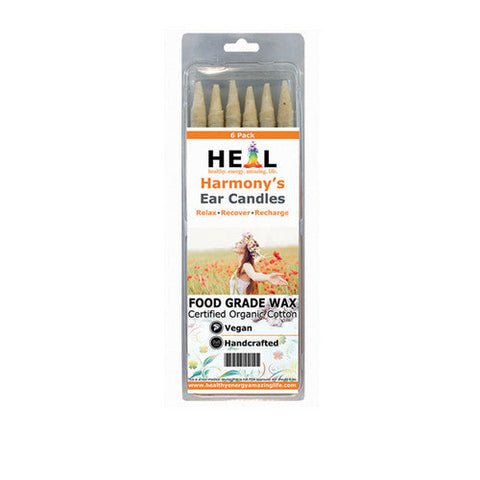 Small Unscented Ear Candles 6 Count by Harmony