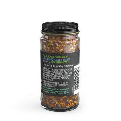 Frontier Coop, Organic Pickling Spice, 2.12 Oz Frontier Coop