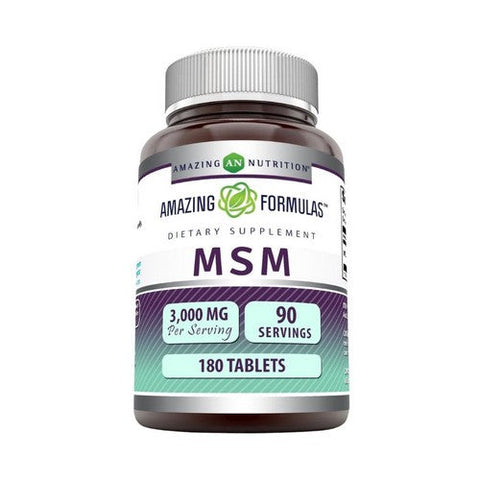 Amazing Nutrition, Amazing Formulas MSM, 3000 mg, 3000 mg Amazing Nutrition