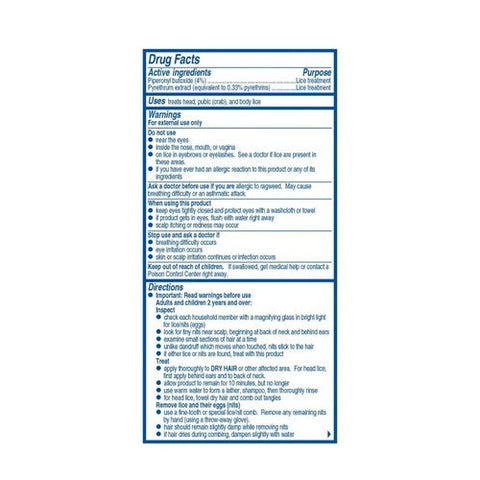 Rid, Lice Killing Shampoo, 2 Oz Rid