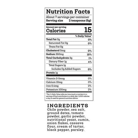 Siete, Seasoning Mild Taco, 1.3 Oz (Case Of 12) Siete