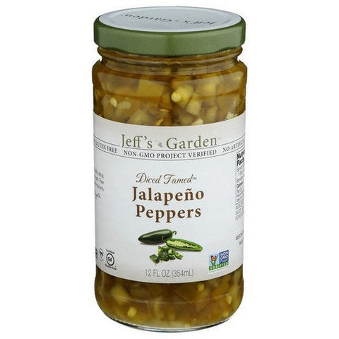 Jeff's GardenPatak, Diced Tamed Jalapeno Peppers, 12 Oz(Case Of 6) Jeff's GardenPatak