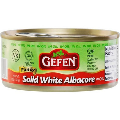 Solid White Tuna Oil 6 Oz(Case Of 48) by Gefen